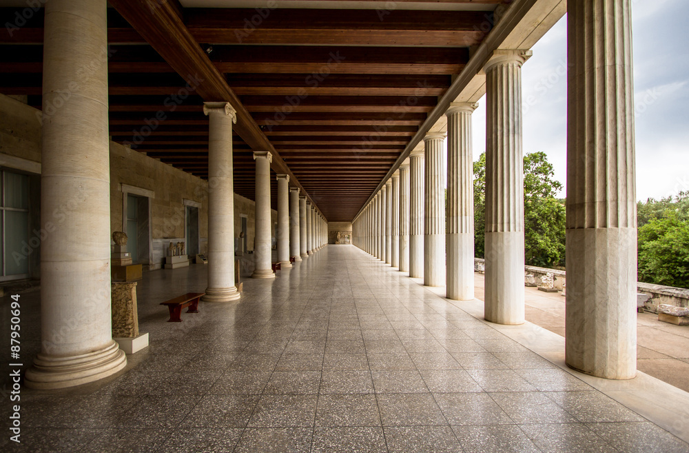 Stoa of Attalos in Athens, Greece