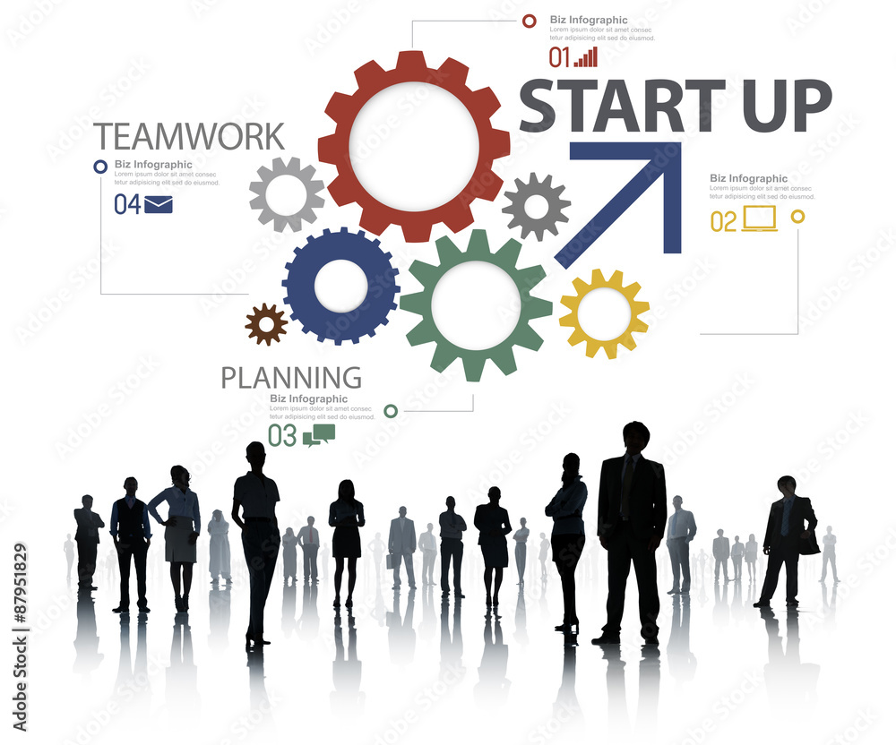 Startup New Business Plan Strategy Teamwork Concept Startup New Business Plan Strategy Teamwork Concept