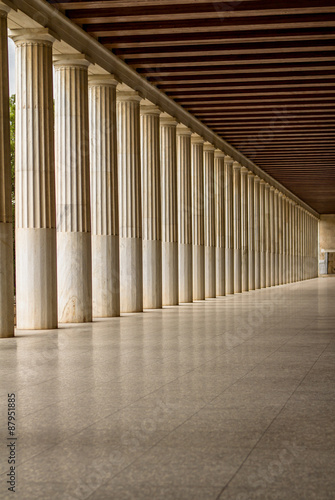 Stoa of Attalos in Athens  Greece