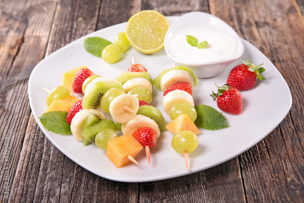 fresh fruit and yogurt sauce fresh fruit and yogurt sauce