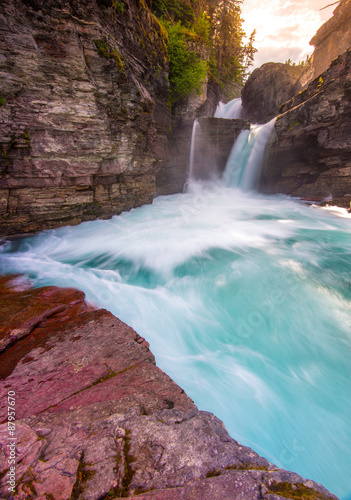 Saint Mary Falls, Glacier National Park