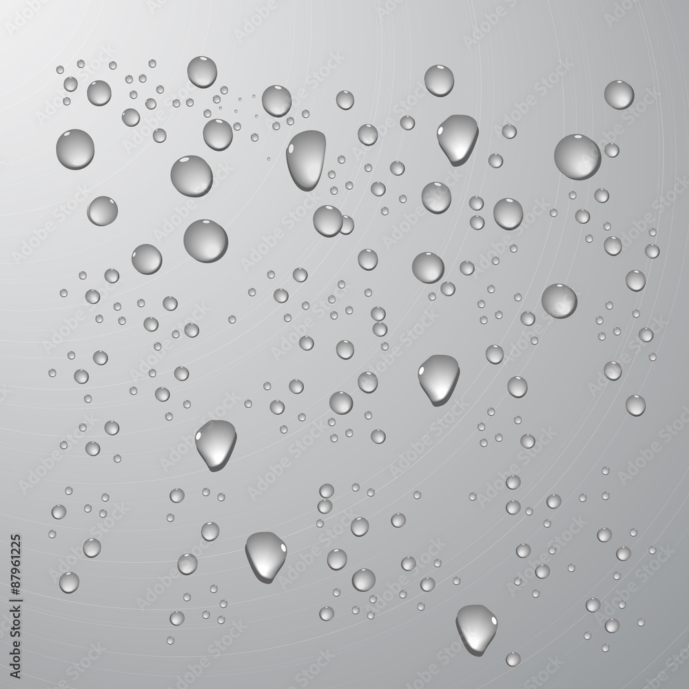 Drops Of Cool Water vector Drops Of Cool Water vector