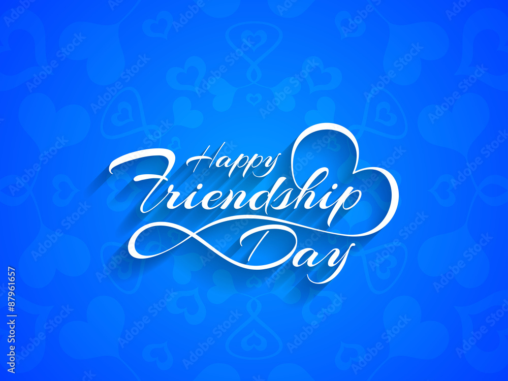 Happy Friendship Day card design