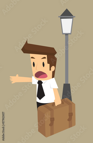 businessman and a journey