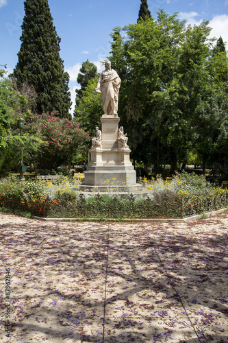 Sculptur in the central park of Athens, Greece