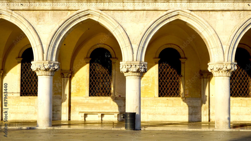 Fototapeta premium San Macro windows and ornaments open space