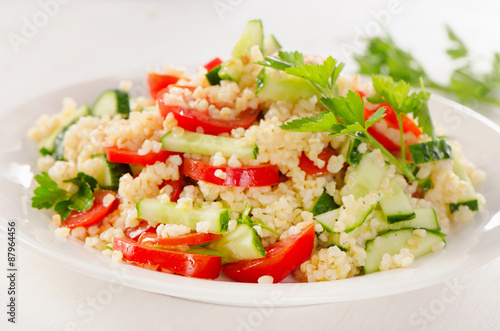 Fresh healthy vegetable salad