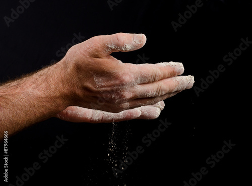 man hands