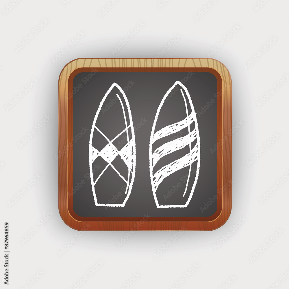 Doodle Surf board Doodle Surf board