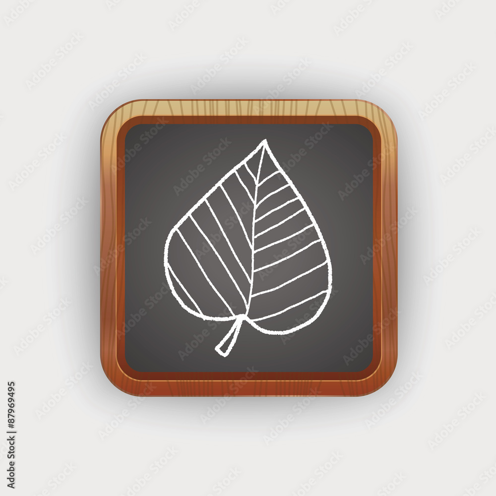 Obraz premium plant doodle