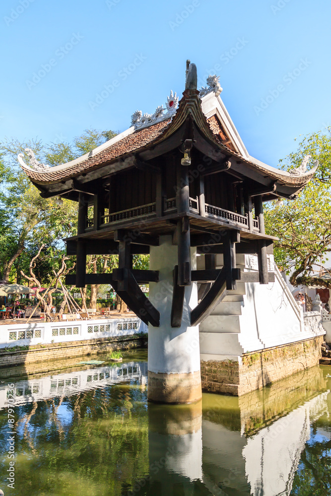 Chua Mot Cot in Hanoi, Vietnam Chua Mot Cot in Hanoi, Vietnam
