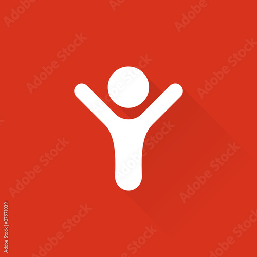 Flat Long Shadow Metro App