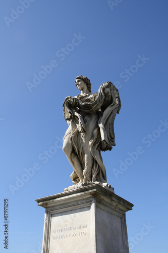 Rome Italy Ponte Sant Angelo Angel spring.