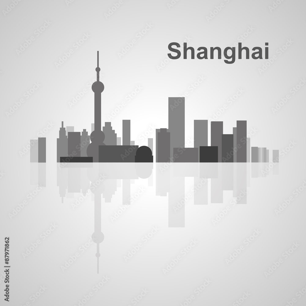 Obraz premium Shanghai skyline for your design