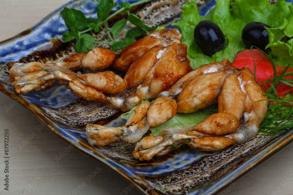 Roasted Frog legs Roasted Frog legs