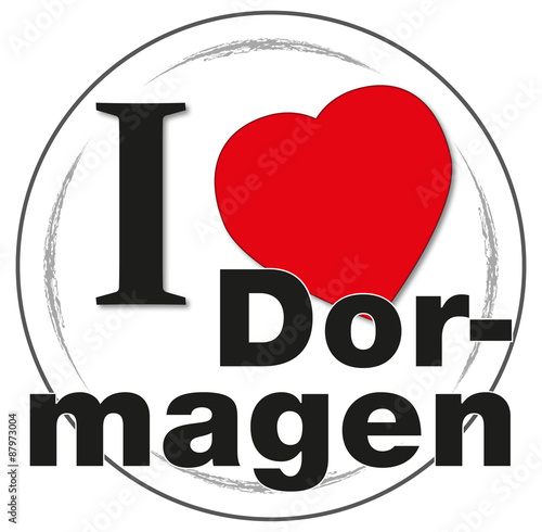 Stempel "I love Dormagen"