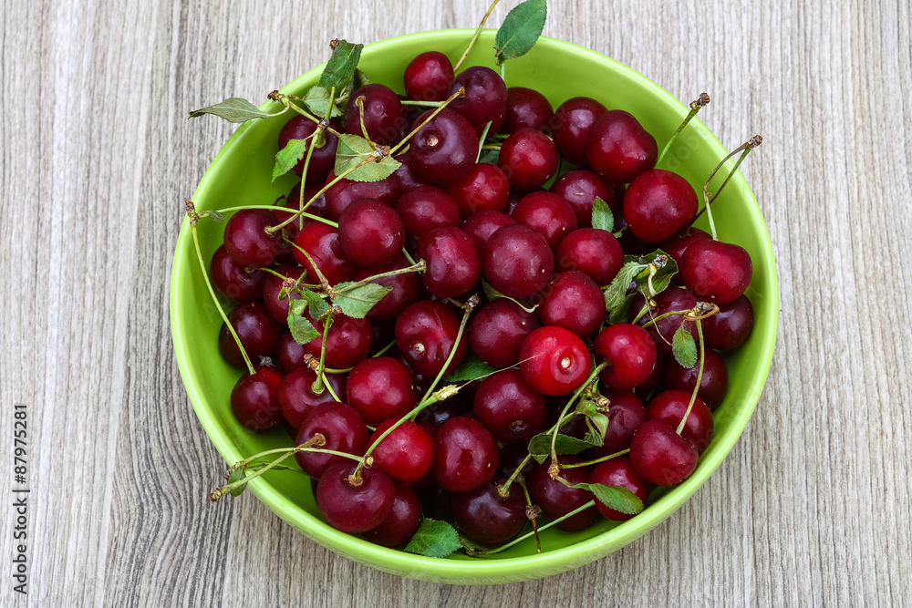 Cherry in the bowl