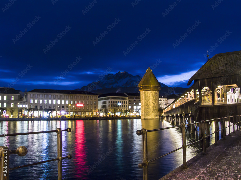 Kapellbrücke und Wasserturm