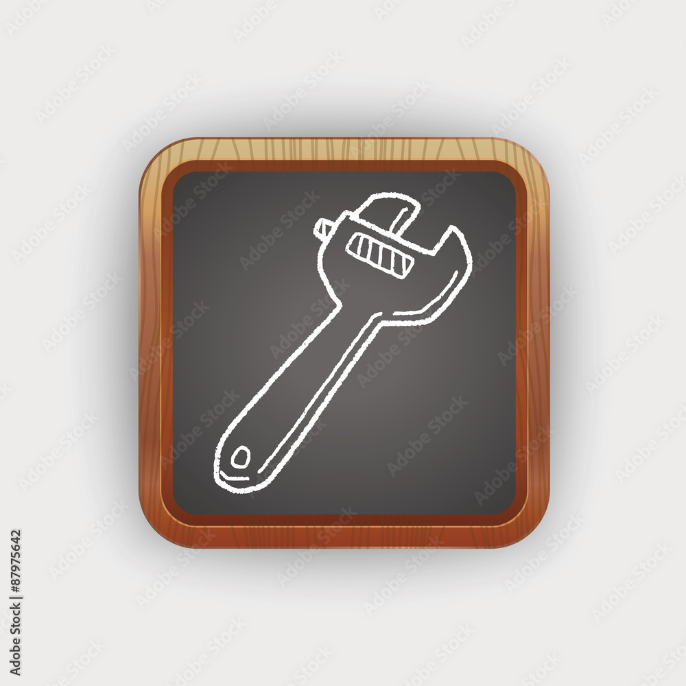 wrench doodle