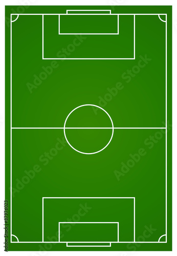 Soccer or football field aerial