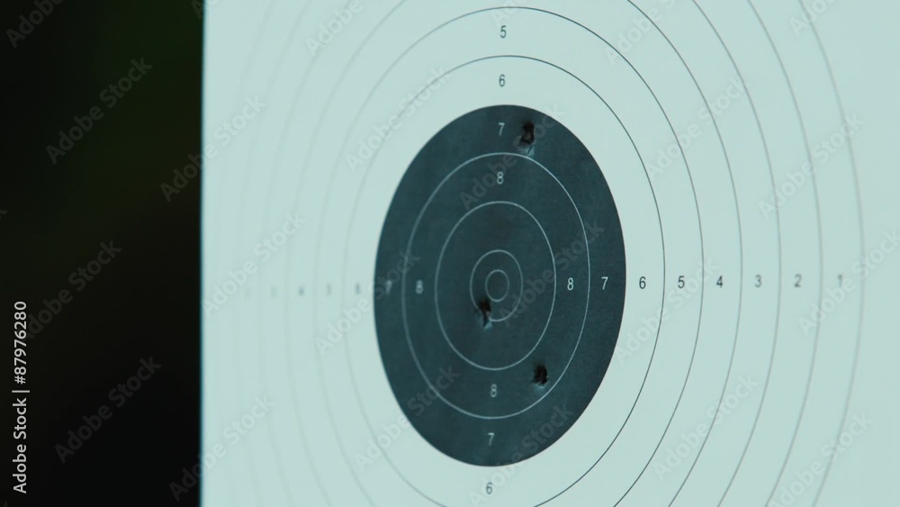 The target fall bullet The target fall bullet