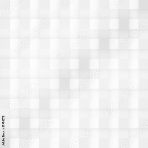 Vector Abstract geometric shape from gray cubes. 