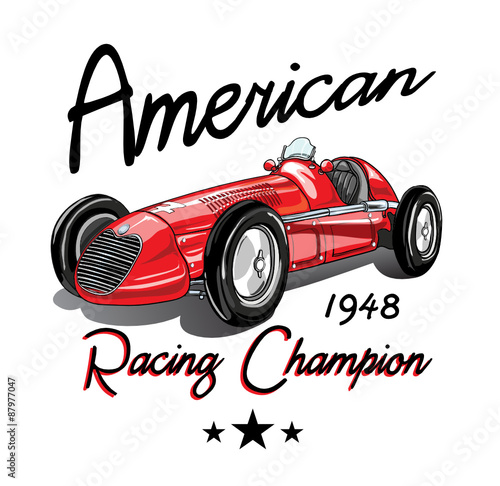 vintage race car for printing/Vector vintage sport racing car/T-shirt Graphics/Vintage typography/retro race car set/Vector Cartoon Retro Hot Rod/Vector Hot Rod/T-shirt printing designs