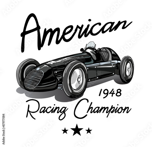 vintage race car for printing/Vector vintage sport racing car/T-shirt Graphics/Vintage typography/retro race car set/Vector Cartoon Retro Hot Rod/Vector Hot Rod/T-shirt printing designs