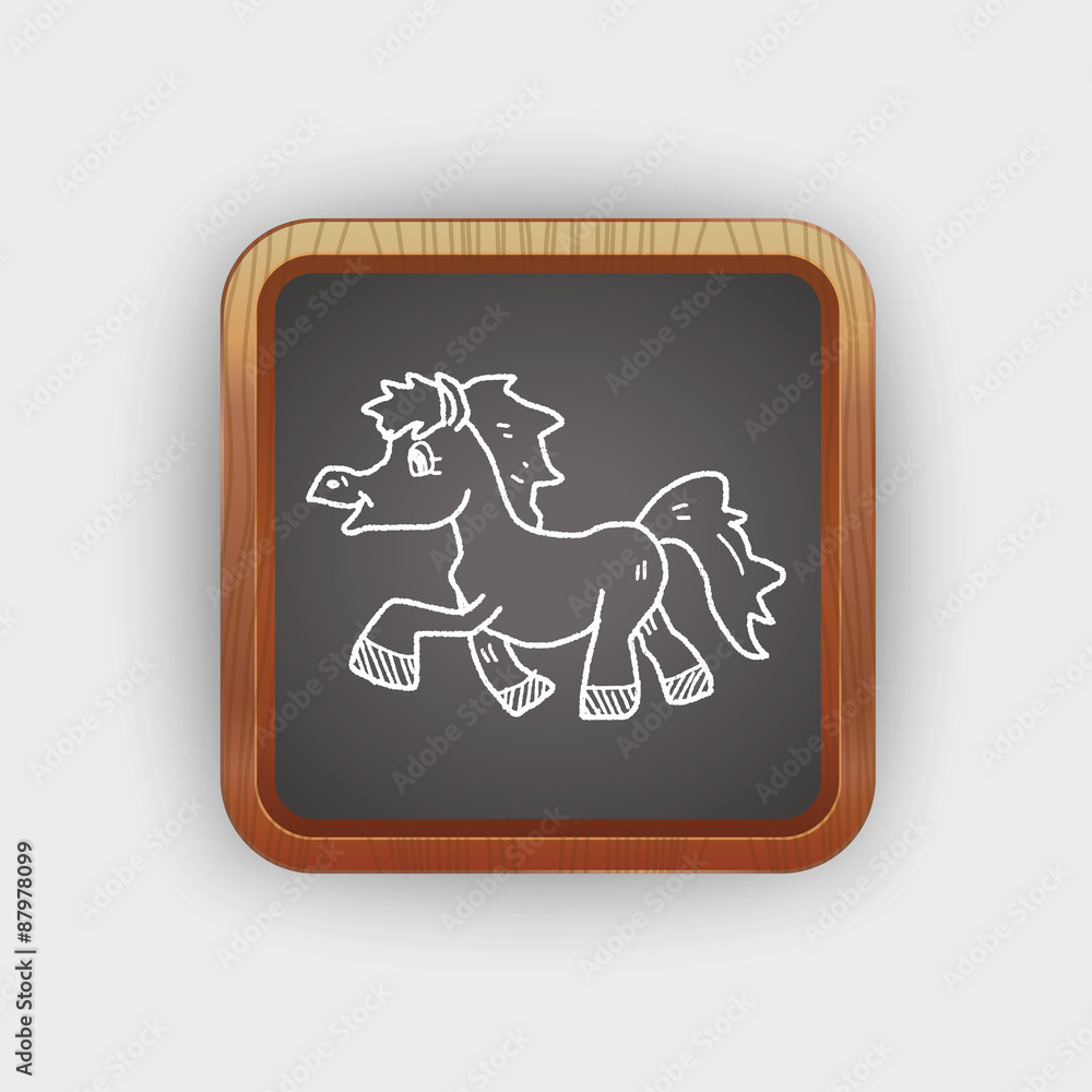 horse doodle