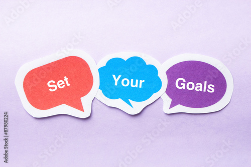 Set your goals photo