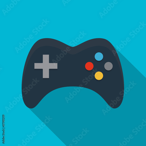 Flat joystick icon