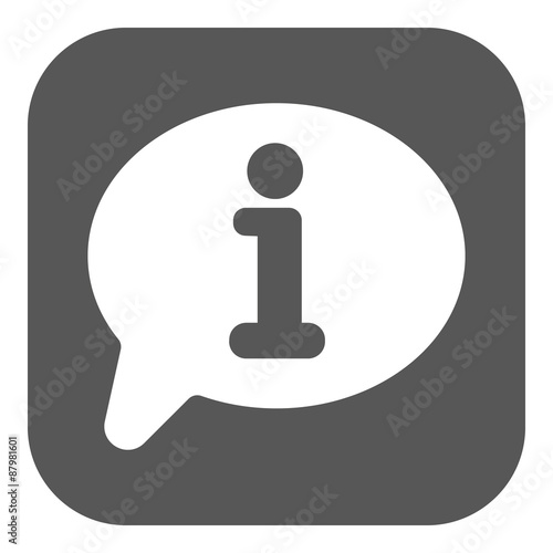 The information icon. Info and faq symbol. Flat Vector illustration