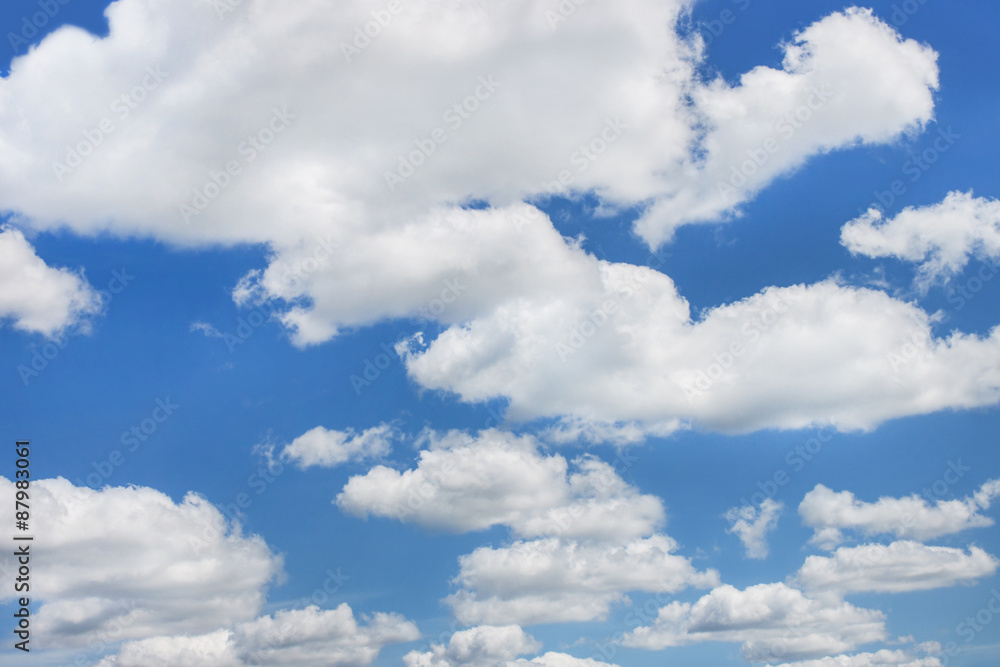 Obraz premium Niebo i chmury