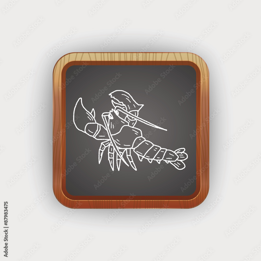 Lobster doodle