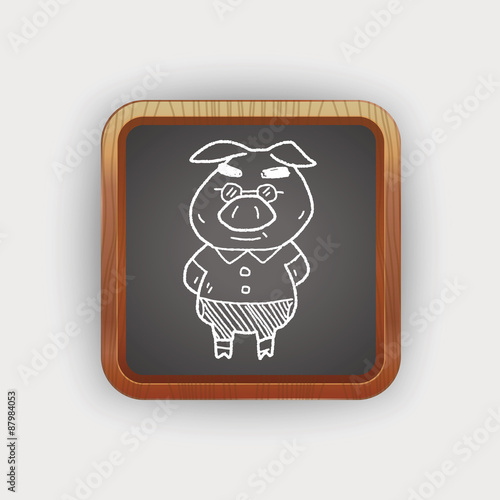 three little pigs doodle
