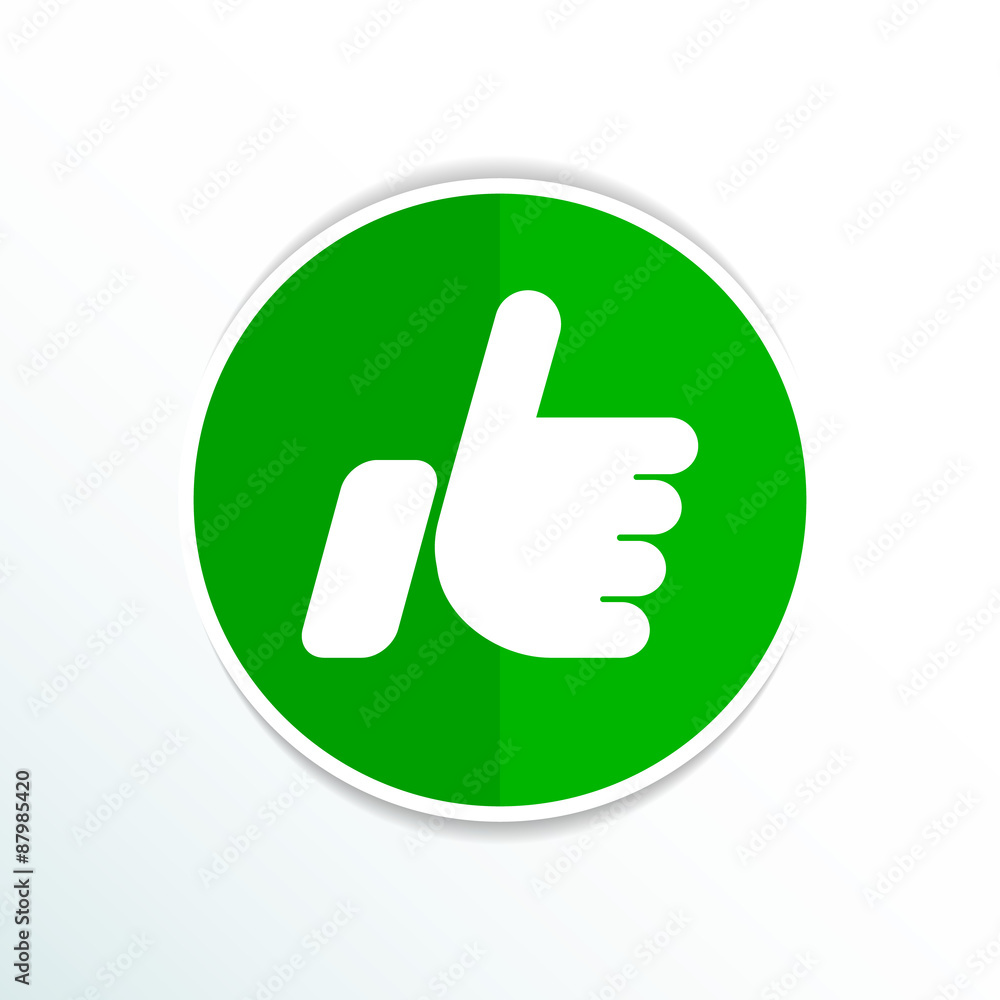 like icon vector line isolated outline ok like icon vector line isolated outline ok