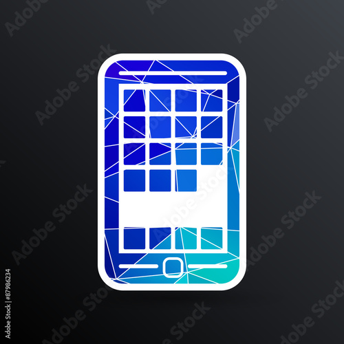 app phone icons the website isolated speech opening