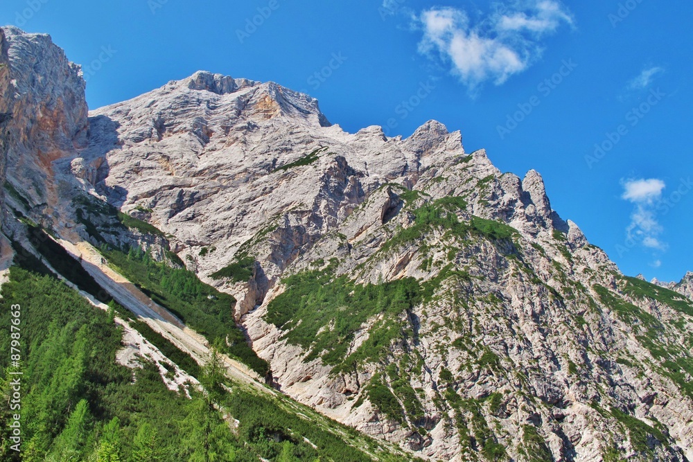 Seekofel von Osten, Dolomiten, Südtirol