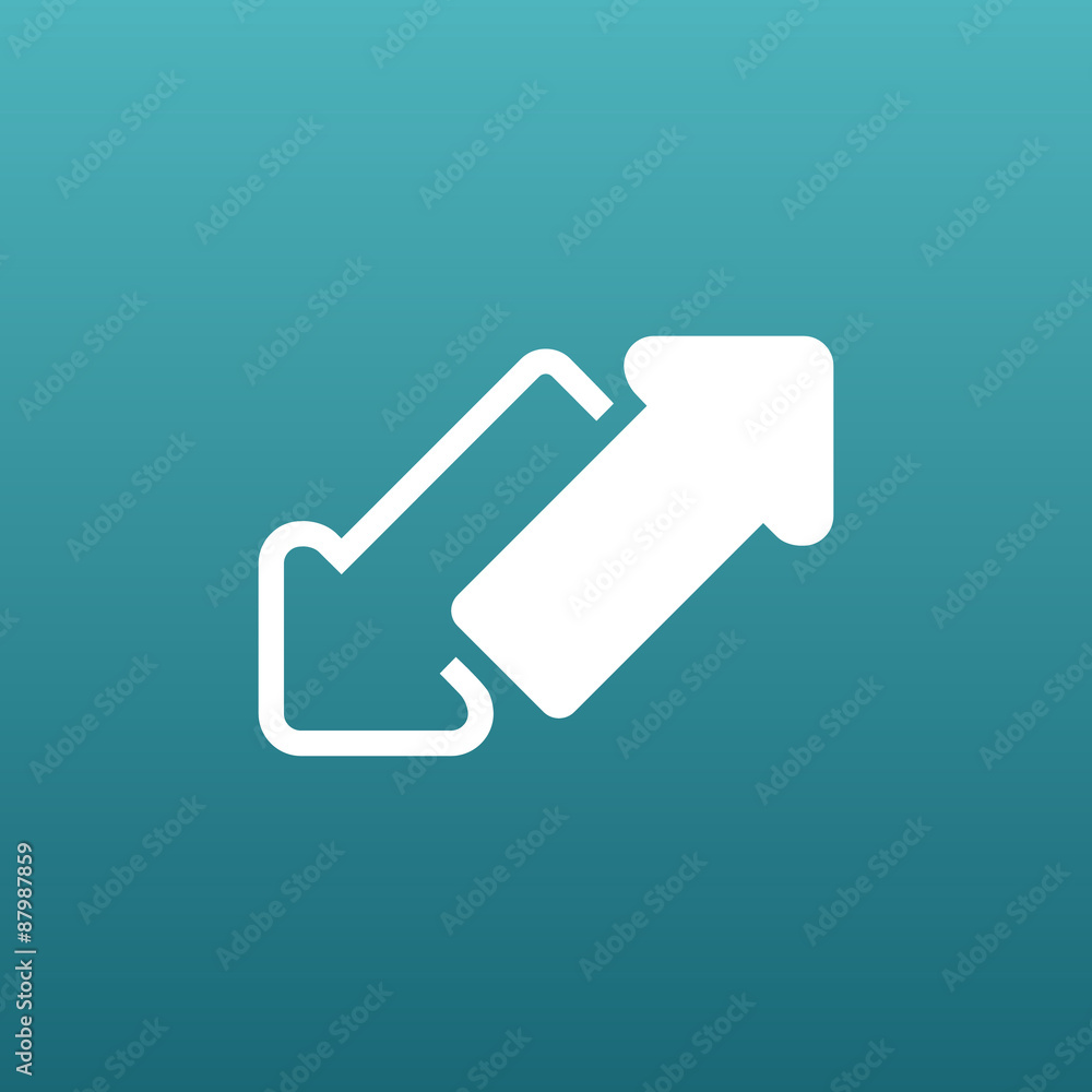 2 side arrow vector seamless web page