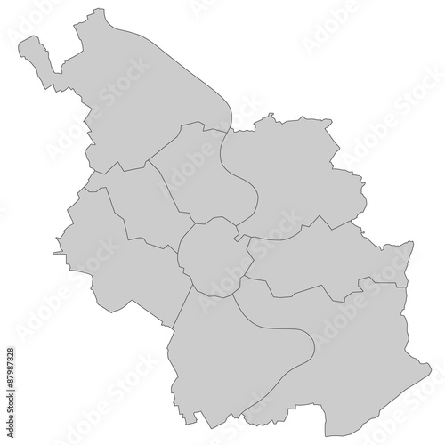 Köln Bezirke - Vektor