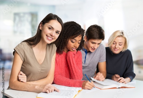 Student, latin, classroom.