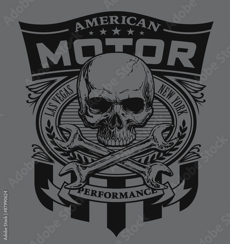 Motor skull shield design
