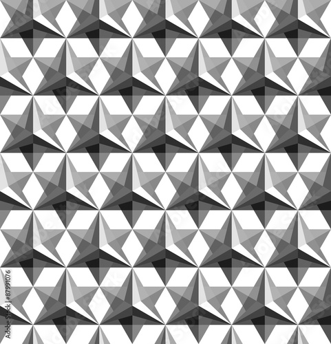 Triangular geometric seamless pattern