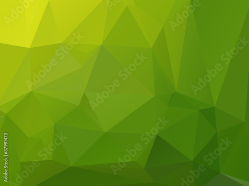 green triangular background