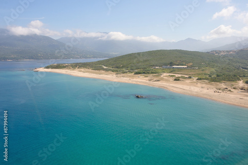 corse du sud, vue aérienne