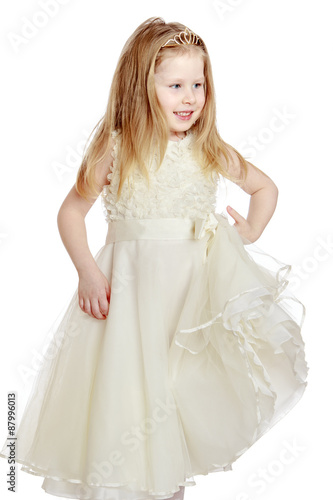 Fashionable little girl