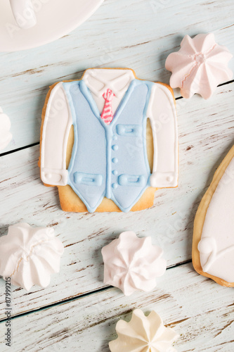 Wedding cookie and meringues