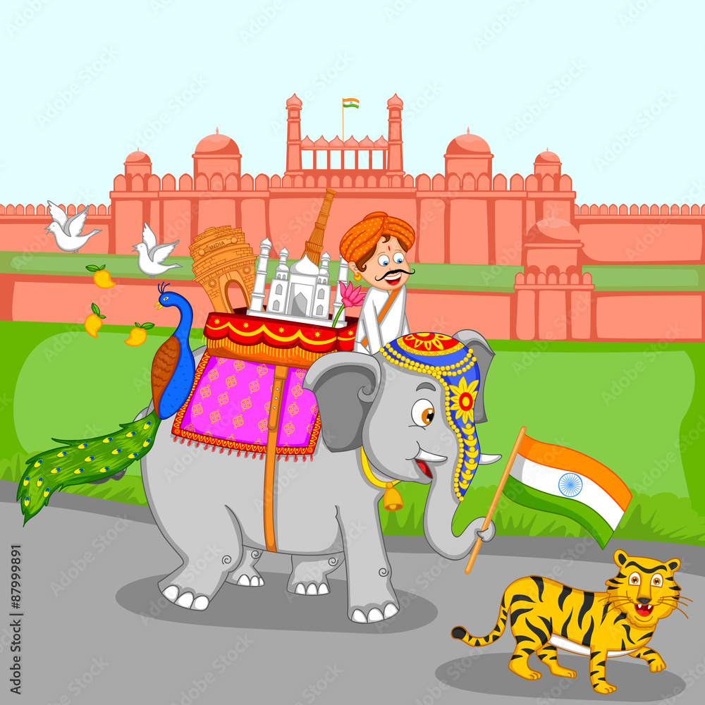 Obraz premium India Background