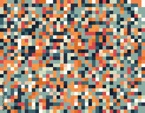 An abstract pixel art vector background