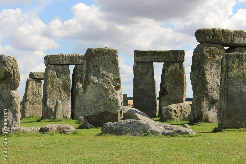 Prehistoric monument of Stonehenge. England.